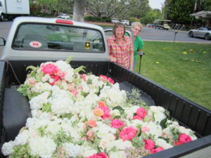 Truck full of flowers