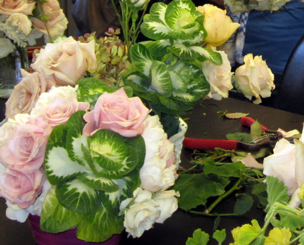 roses and kale