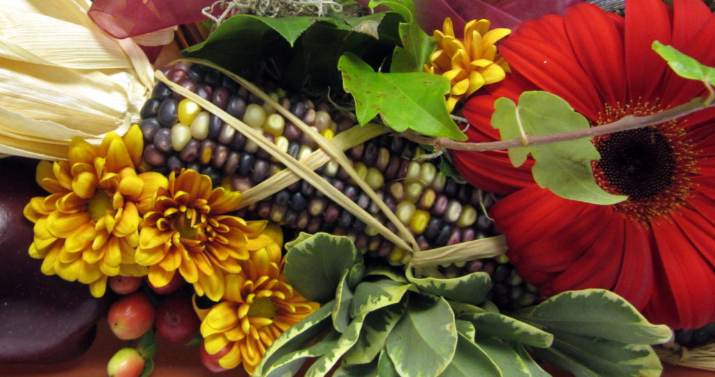 Indian Corn with Gerbera